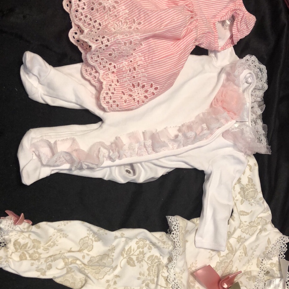 Newborn bundle pink outfits